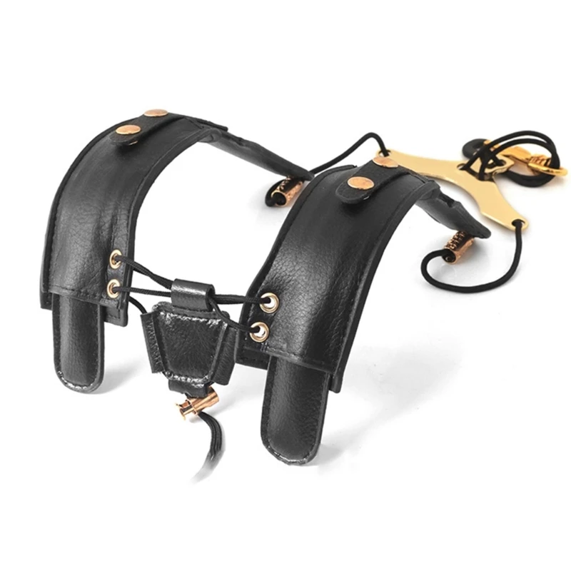 Saxophone Shoulder Neck Strap Adjustable Sax Black Double Shoulder Strap Harness Sax Musical Instruments Accessries saxophone strap saxophone accessories