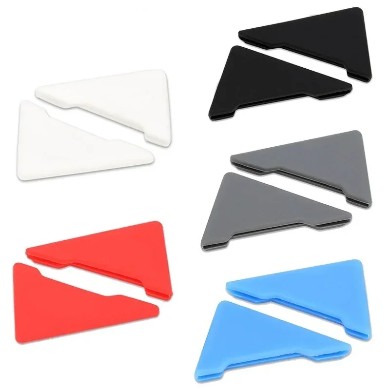 Car Front Door Corner Anti-collision Protector 2pcs for Auto 90 Degree Angle Door Bumper Silicone Anti-Scratch Cover