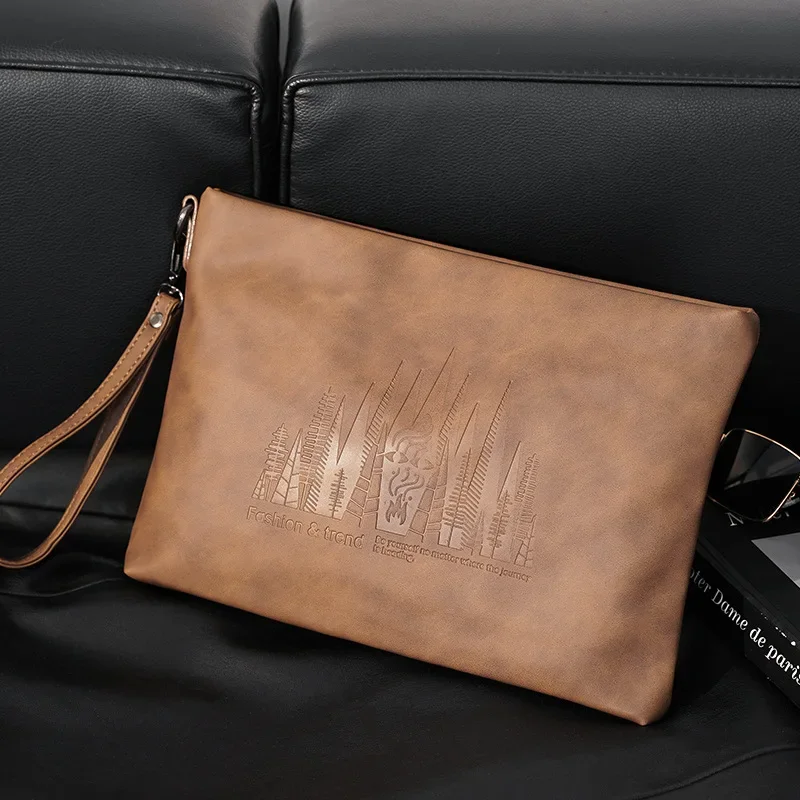 Retro Business Envelope Clutch Bag for Men