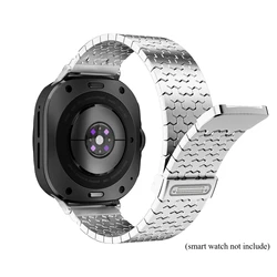 Premium Stainless Steel Strap, No - Gap Design, 47mm Men's Bracelet Watch Band - Galaxy Ultra 2025 (Silver)