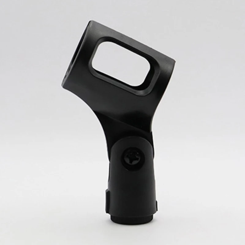 Microphone Stand Microphone Mount Clamp Flexible Microphone Stand Holder Mount Wireless Support Bracket Plastic Soft Smooth Clamp Fixing Accessories