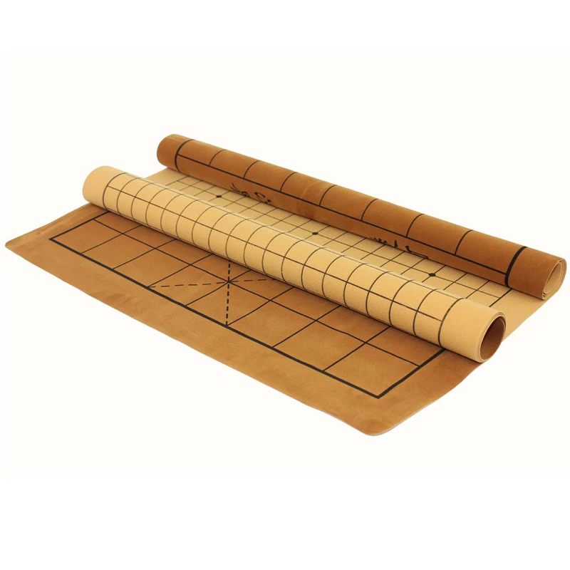 Board Game Suede Leather Go Game Chessboard International Standard 13 15 19 line Go Chess Chinese Chess Board