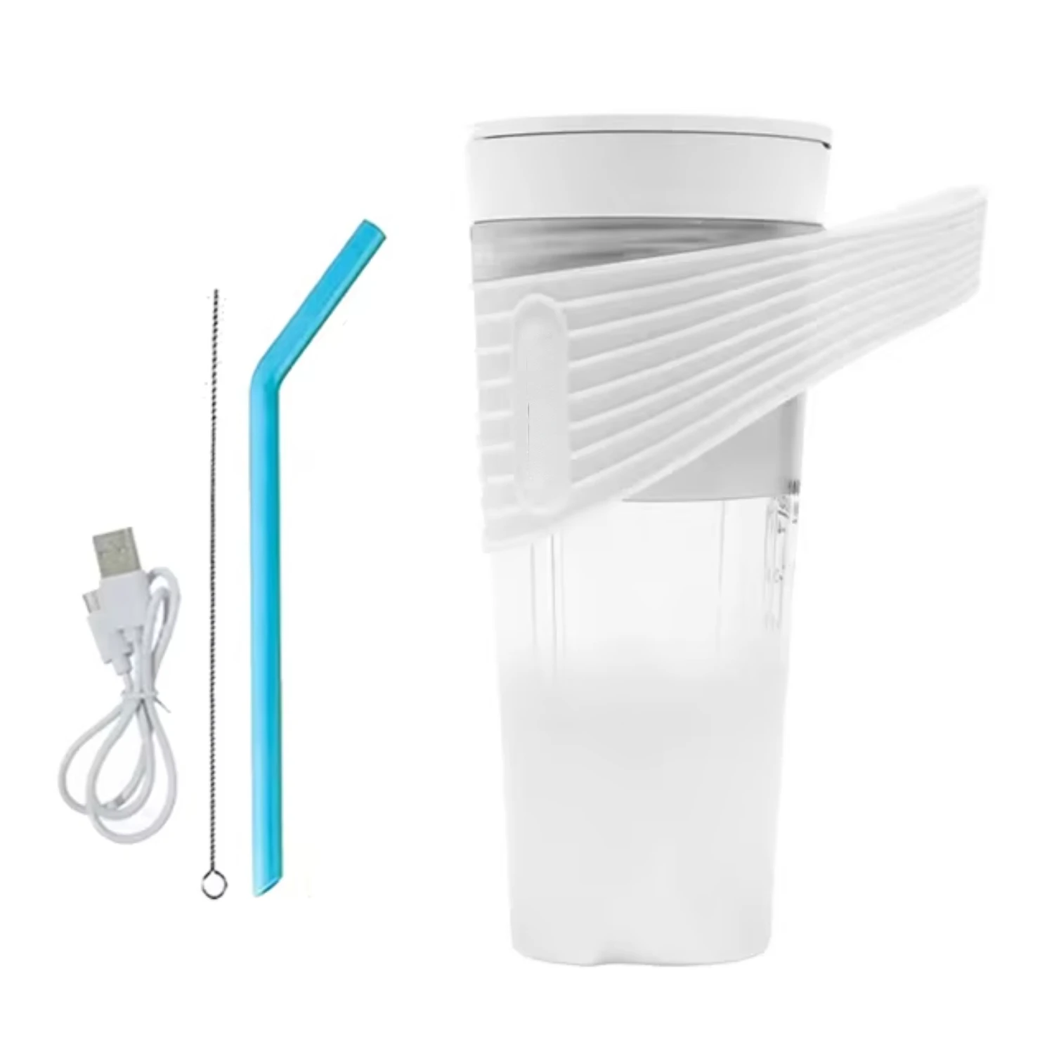 Portable Blender Juicer Type-C Charging Personal Smoothie Blender Fresh Juice Mixer Machine Sport Travel Shakes Stirr Citrus 2
