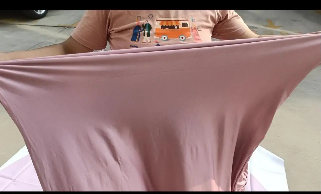 5pcs 커버 받침대 커버 실린더 테이블 커버 파티 장식 컬럼 커버 우유 실크 탄성 직물 일반 핑크 화이트 블랙