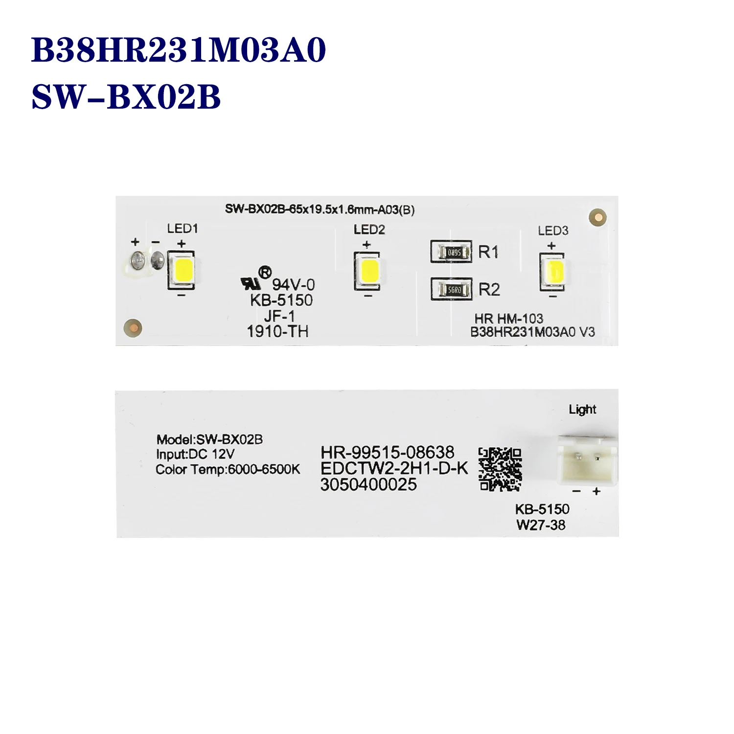 Светодиодная лента 12 В постоянного тока для холодильника Electrolux ZBE2350HCA SW-BX02B B38HR231M03A0 V3 цена и фото