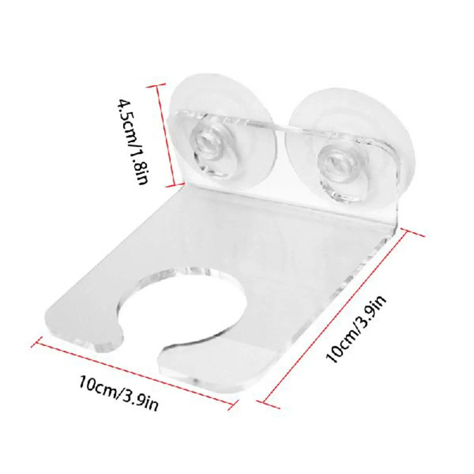 Wall Mounted Suction Wine Glass Holder Decoration for Pub Shower Glassware