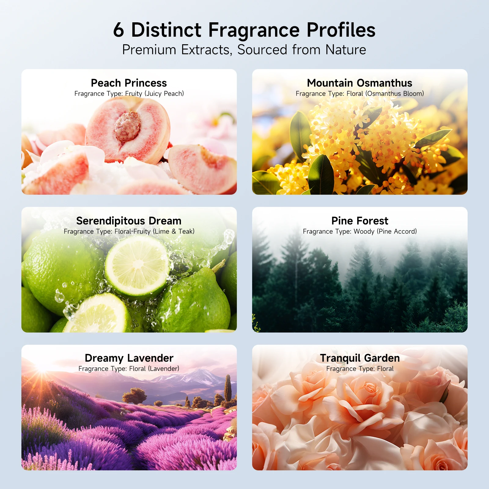 موزع روائح الزيوت العطرية مع التحكم في التطبيق، نا...