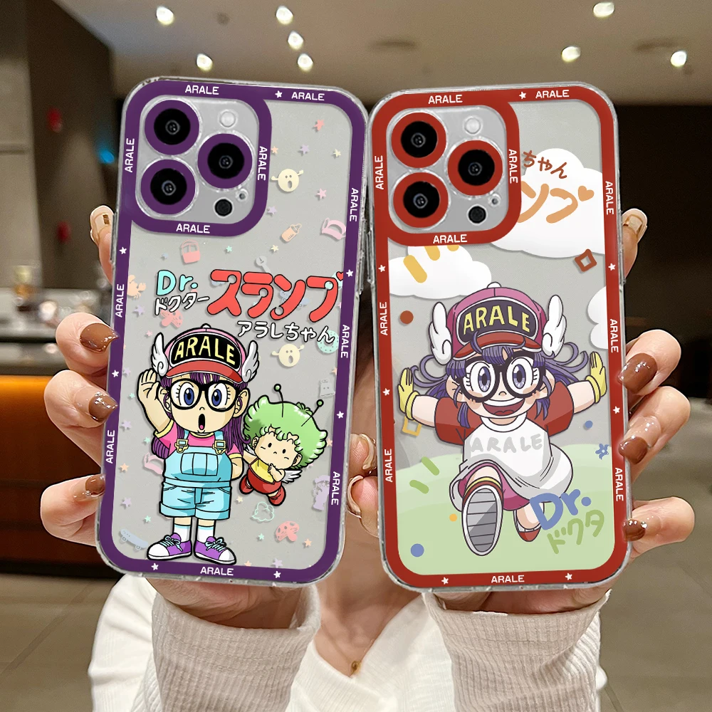 Whimsical Arale Clear Soft TPU Phone Case