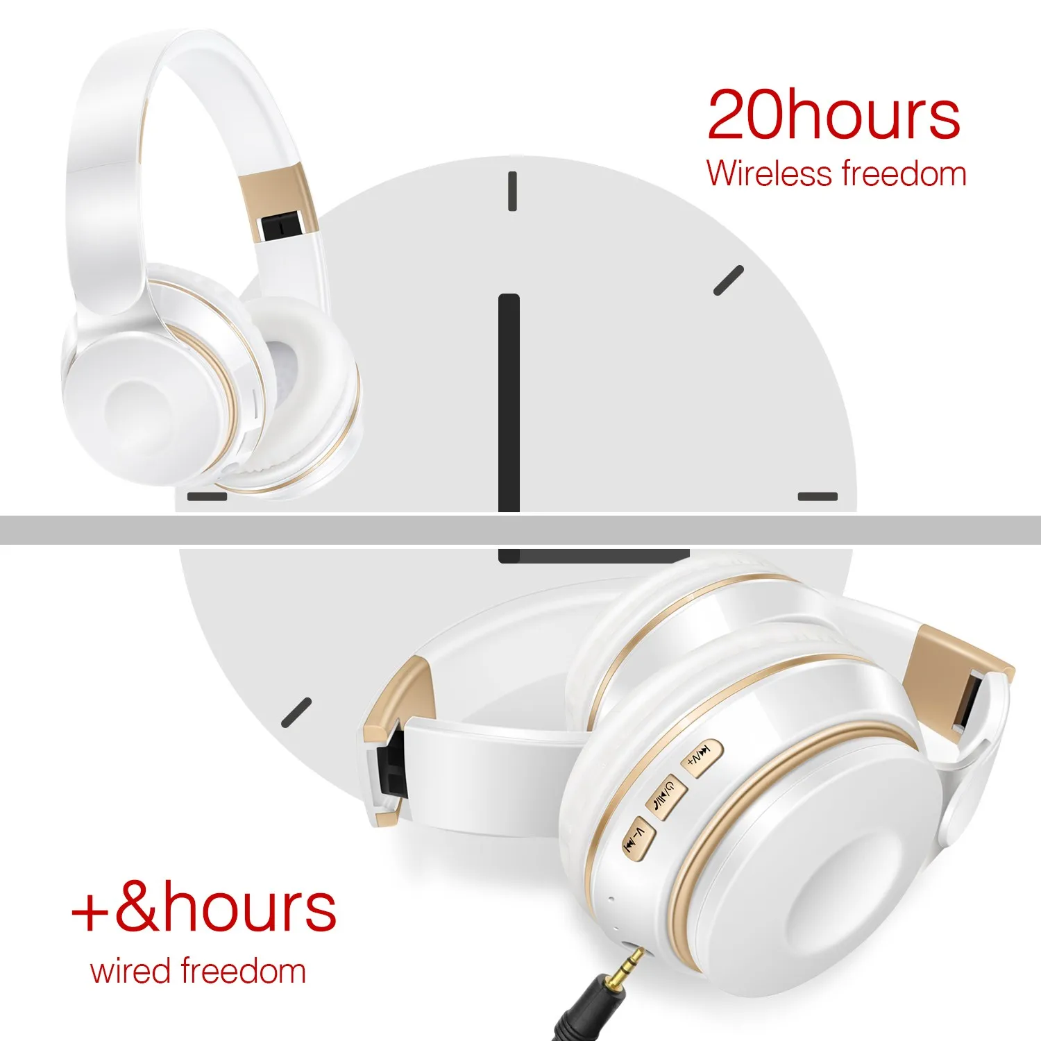 Cosplay Gaming Headphone Bluetooth Headset Gift Real Voice Plug in card Micro SD/TF, FM for Cell Phone,PC FM for IOS ANDROID