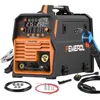 250A MIG Welder,6 in 1 Gas MIG/Gasless Flux Core/Stick/Lift TIG/Spot Welding/Spool Gun Compatible Aluminum Welding Machine Large 1