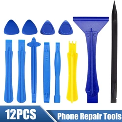 Universal Plastic Pry Bar and Screen Opening Tool Kit for Electronic Device Repair (12 PCS)