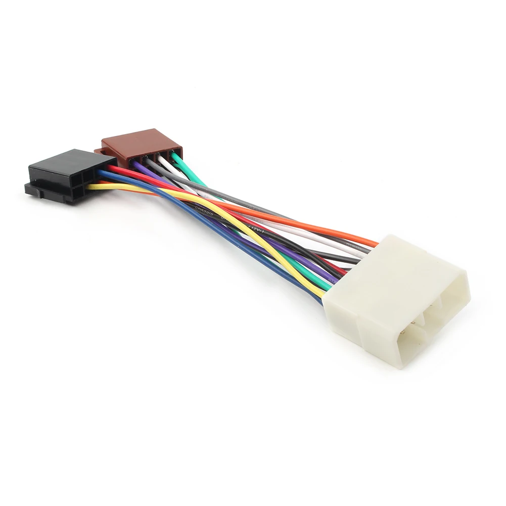Car ISO WIRING HARNESS stereo radio plug lead wire loom connector adaptor For Toyota Camry Corolla RAV4 Hilux Yaris Land Cruiser