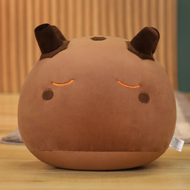 10cm Anime Figure Genshin Impact Slime Pillow Doll Kawaii Cartoon Cosplay Plush Toys Children Birthday Gifts Accessories