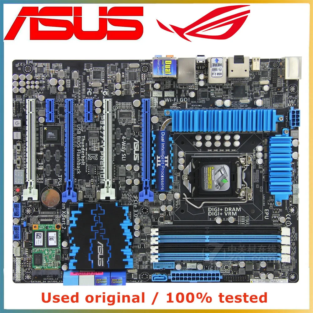 

Материнская плата для компьютера ASUS P8Z77-V Premium LGA 1155 DDR3 32G для Intel Z77 P8Z77 десктопная материнская плата SATA III PCI-E 3,0 X16