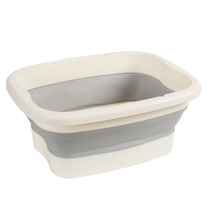 Foot Bath Bucket Portable Ice Bath Tub Bird Bathing Tub Foldable Foot Bath Tub Foot Bath Tub Can Be Foldable for Home Simple Massage Health Portable