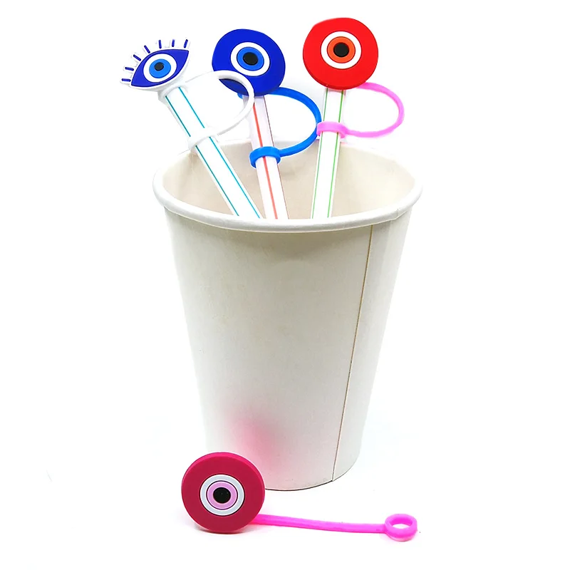 1pcs pvc straw toppers reusable drinking straw pink drinking straw toppers  charms for tumblers - AliExpress