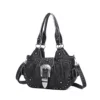 Angelkiss Women Handbag Satchel Top-handle Shoulder Bag Fashion PU Dinner bag Multi-pockets Shoulder Bags Phone Money Pack 5
