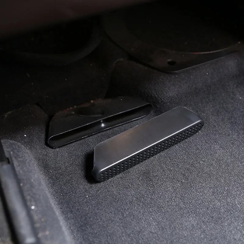 

Car styling For BMW X3 G01 X4 G02 2018-2020 ABS plastic Black Air Outlet Cover Trim Under the seat Car Interior Accessories 2pcs