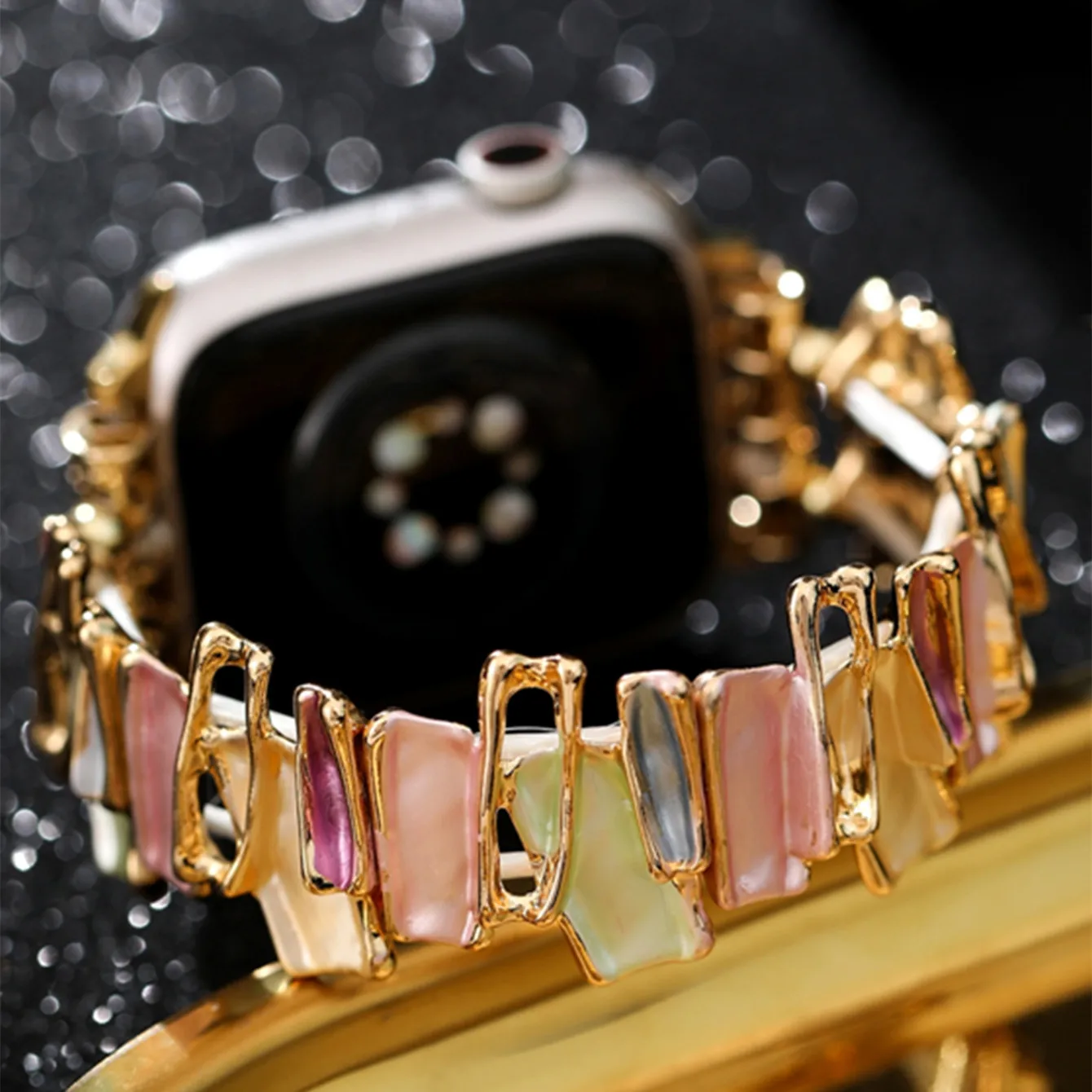 Stylish Geometric Metal Elastic Bracelet