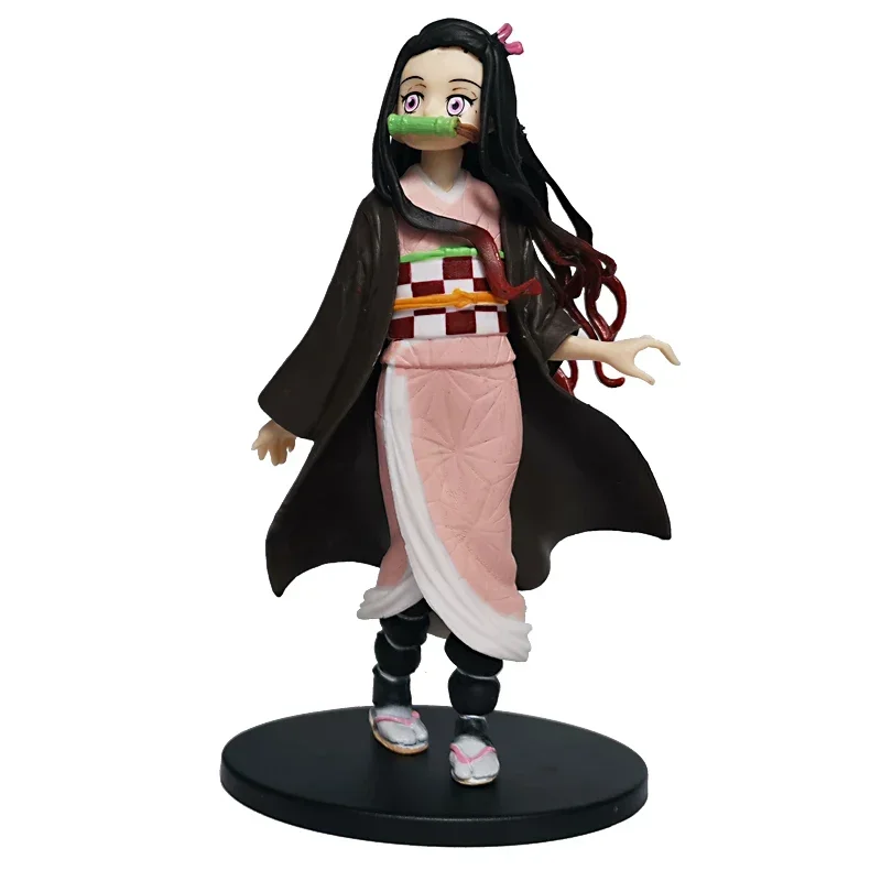 Anime Figure Demon Slayer Action Figure Toys Kimetsu No Yaiba Doll Tanjiro Nezuko Zenitsu Figurine Inosuke Warrior PVC Model Toy