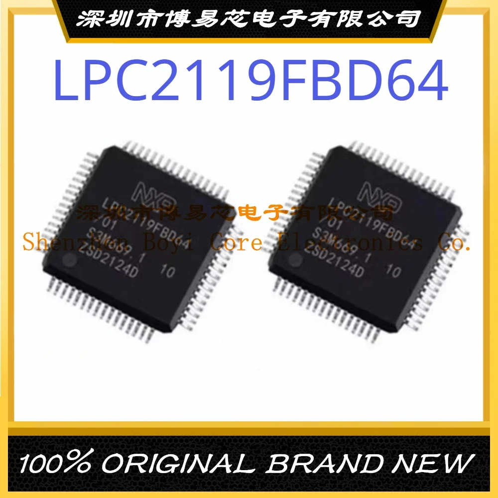 

LPC2119FBD64/01,15 Package LQFP-64 New Original Genuine Microcontroller IC Chip