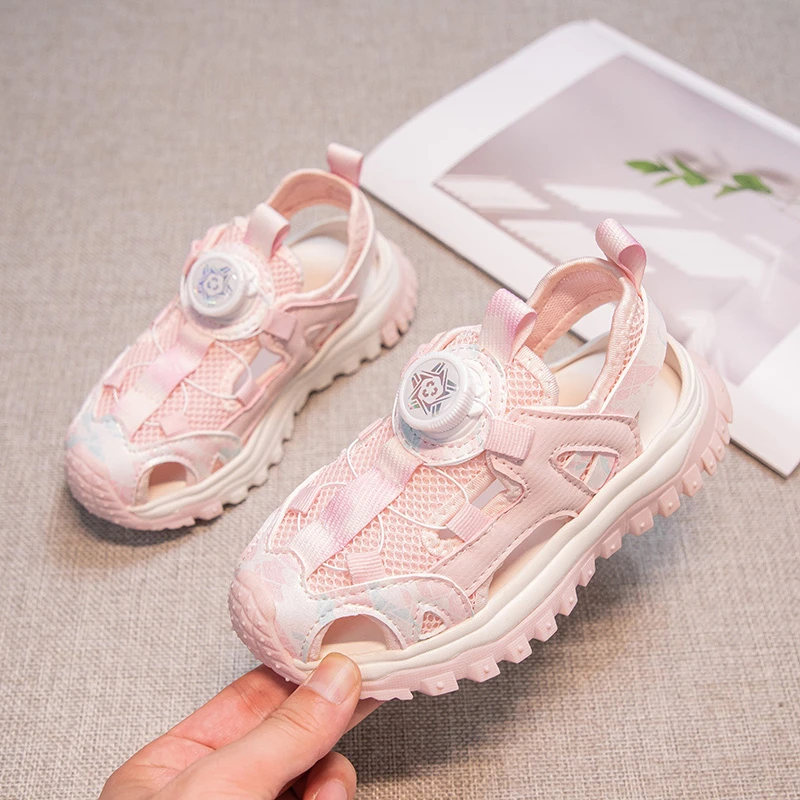 Girls Summer Sports Sandals Non Slip Toddler Beach Shoes