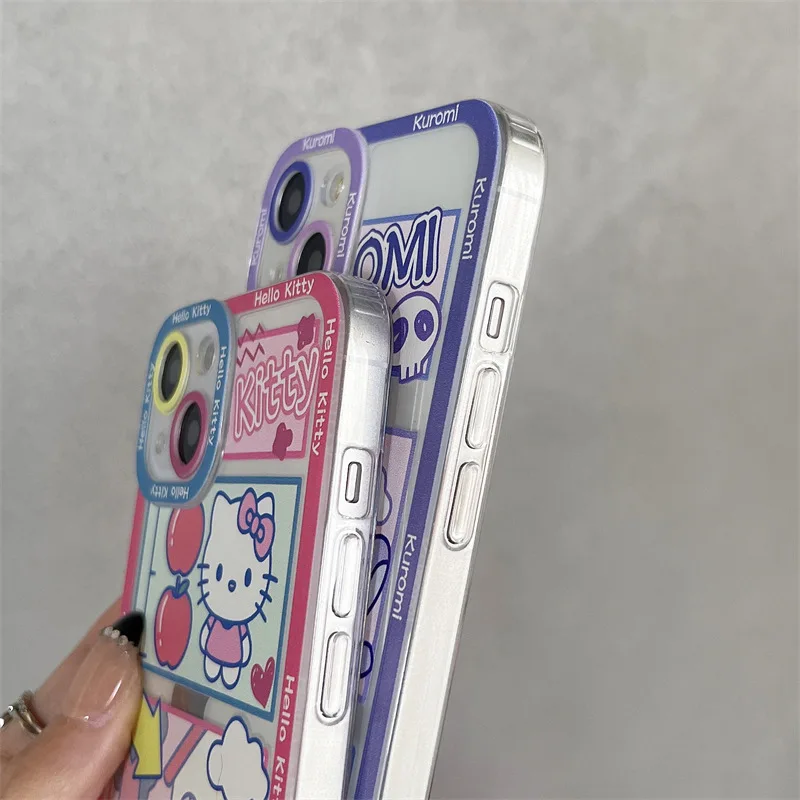 ハローキティ iPhoneケース シルバー ストラップ付き キティ スマホケースシルバー アイフスマホ