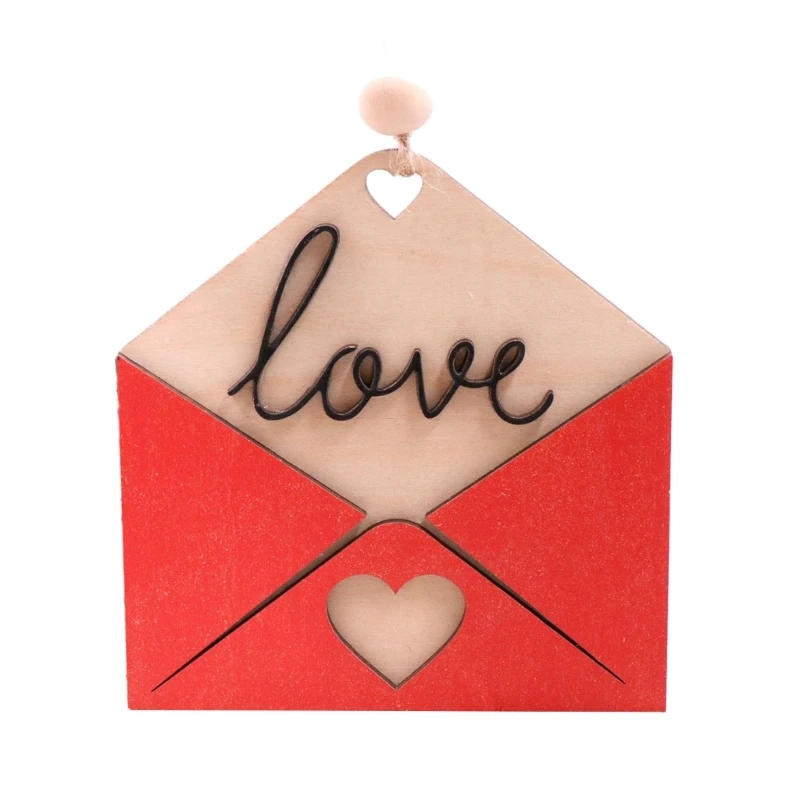 

День святого Валентина Hello Sign Декор дверные украшения деревянные дверные вешалки венок для улицы фермерский дом крыльцо