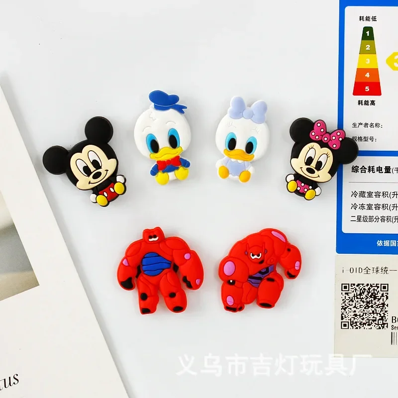 Magnetic Fridge Magnets Magnetic Sticker Magnetic Fridge Stickers Refrigerator Decor Disney Mickey Fridge Magnet Home Decore Mini Refrigerator for Skin Care Sticker Cute Magnets for Fridge Souvenir