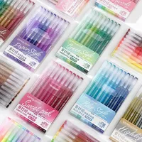 Languo 207/45/9 Colors Morandi Gel Pen 0.6mm Diary Scrapbook Painting DIY Gel Pen Set Color Drawing Art Markers School Supplies 2