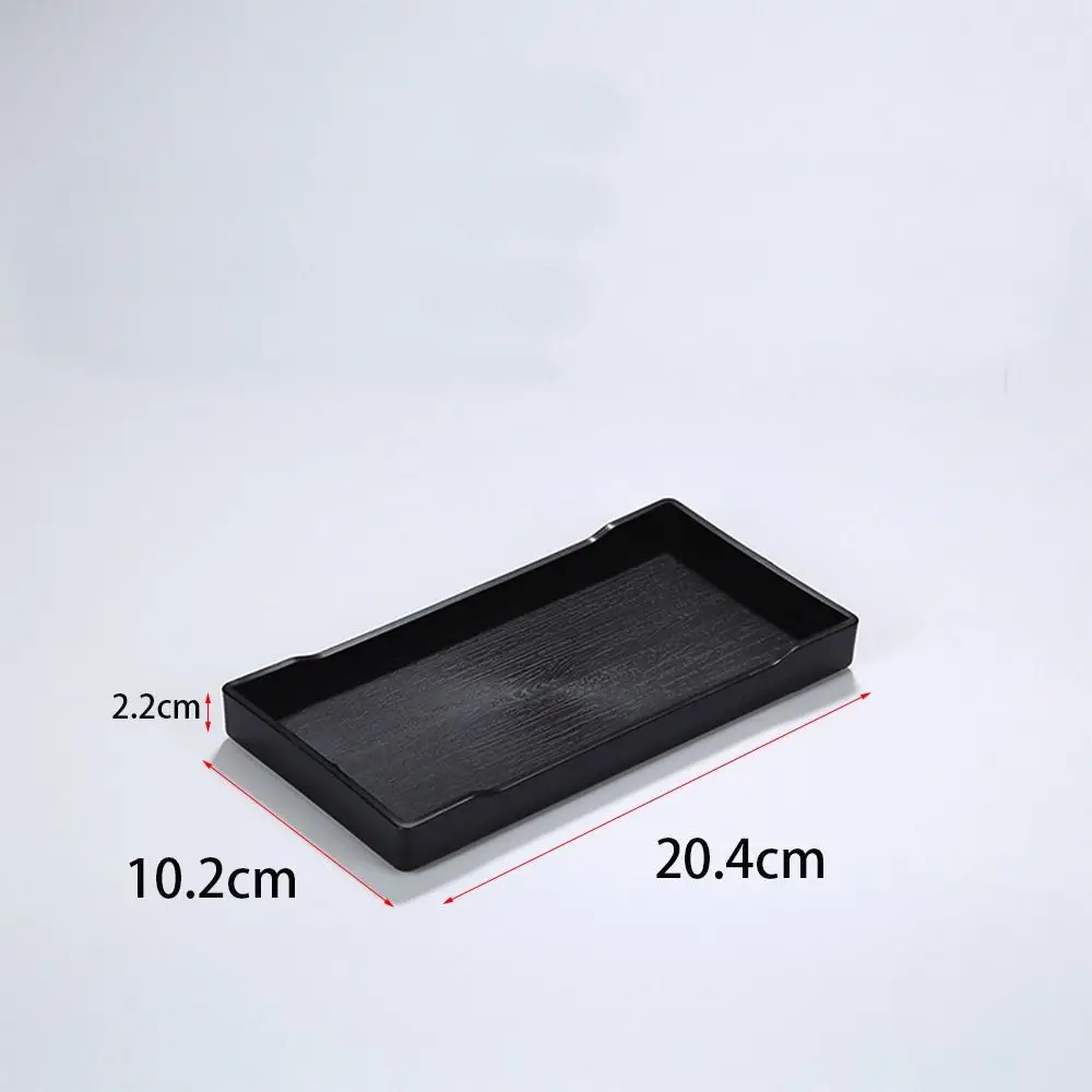 1 Pcs Plastic Toiletry Tray, Reusable Recyclable Multi-Purpose Rectangle Serving Tray for Restaurant Water Bottle Storage