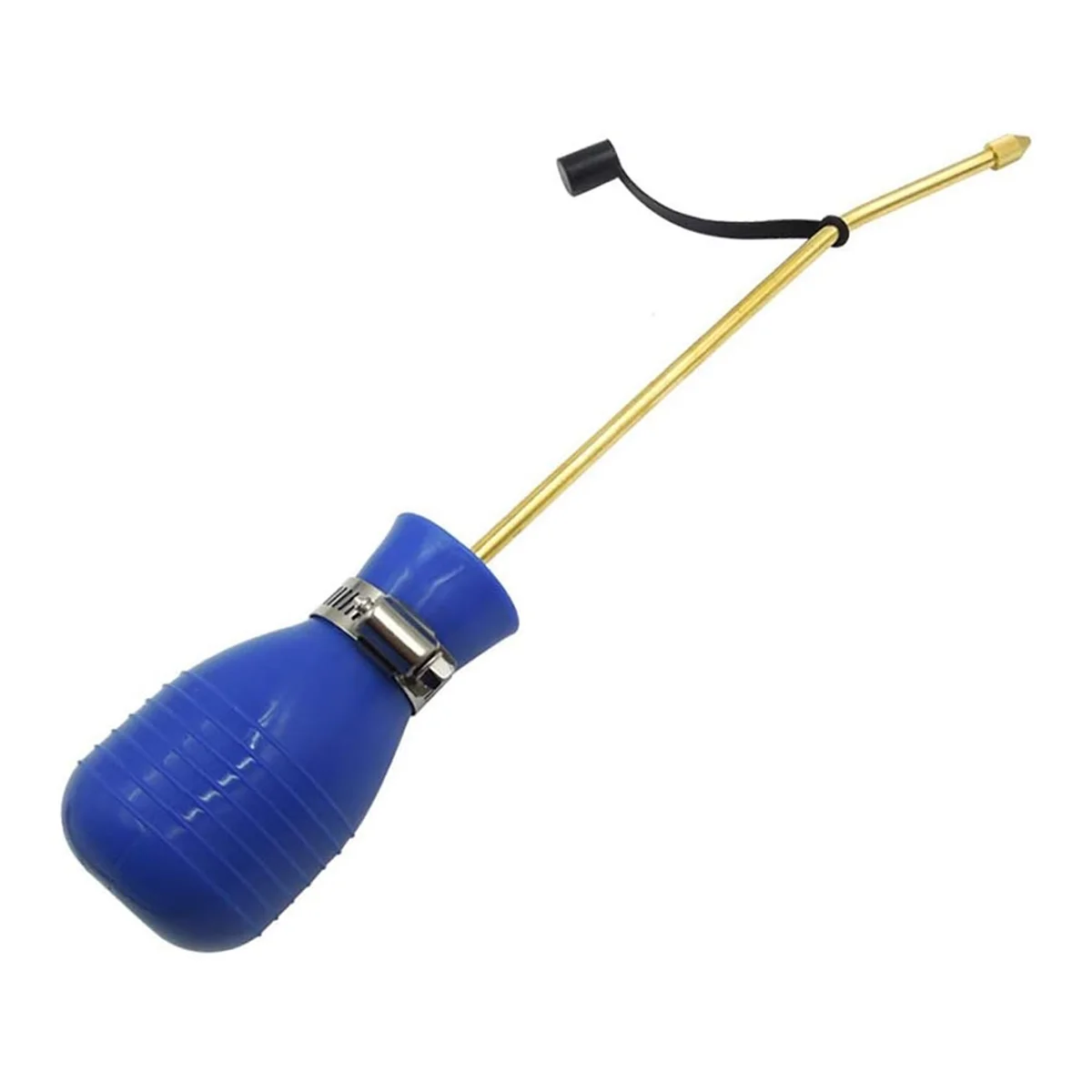 Bug Treatment Powder Duster Diatomaceous Earth Bulb Duster/Powder Applicator Bulb with Long Copper Tube CX