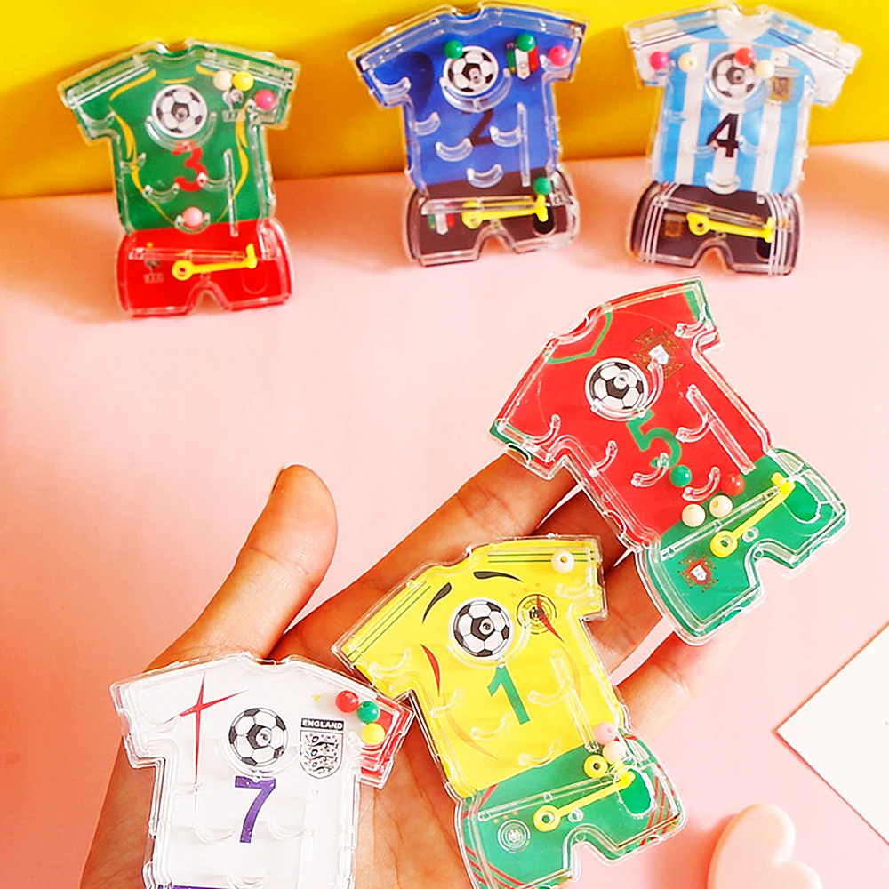 Soccer Themed Pinball Maze Toys 10/20pcs/Bag pin ball game pinball maze toy party toys toy gift filler
