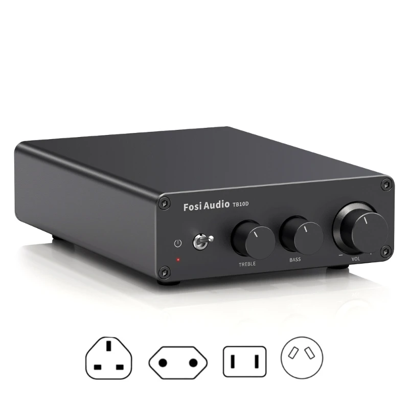 

Stereo Receiver Amplifier 2 Channel 300Wx2 TB10D Mini Class D Amp L21D