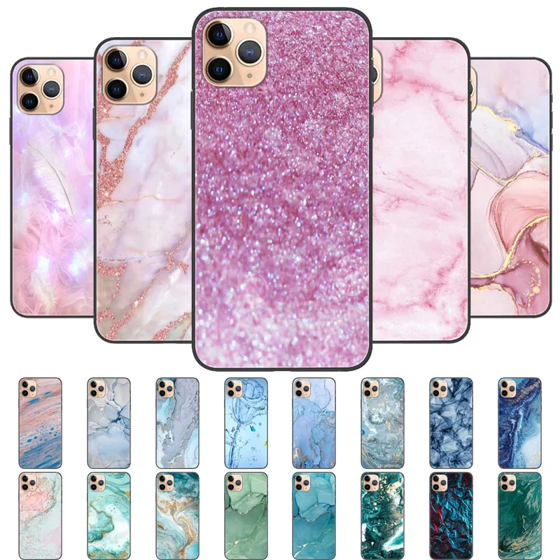 

Luxury Shockproof Clear Phone Case For iphone 11 case iPhone 11 Pro Max Colorful Mobile TPU Soft Silicone Back Cover Phone Case