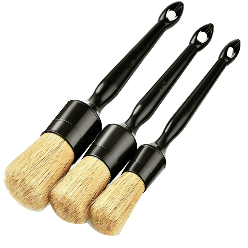 

3PCS Car Exterior Interior Detail Brush For Car Cleaning Dashboard Cleaning Brush