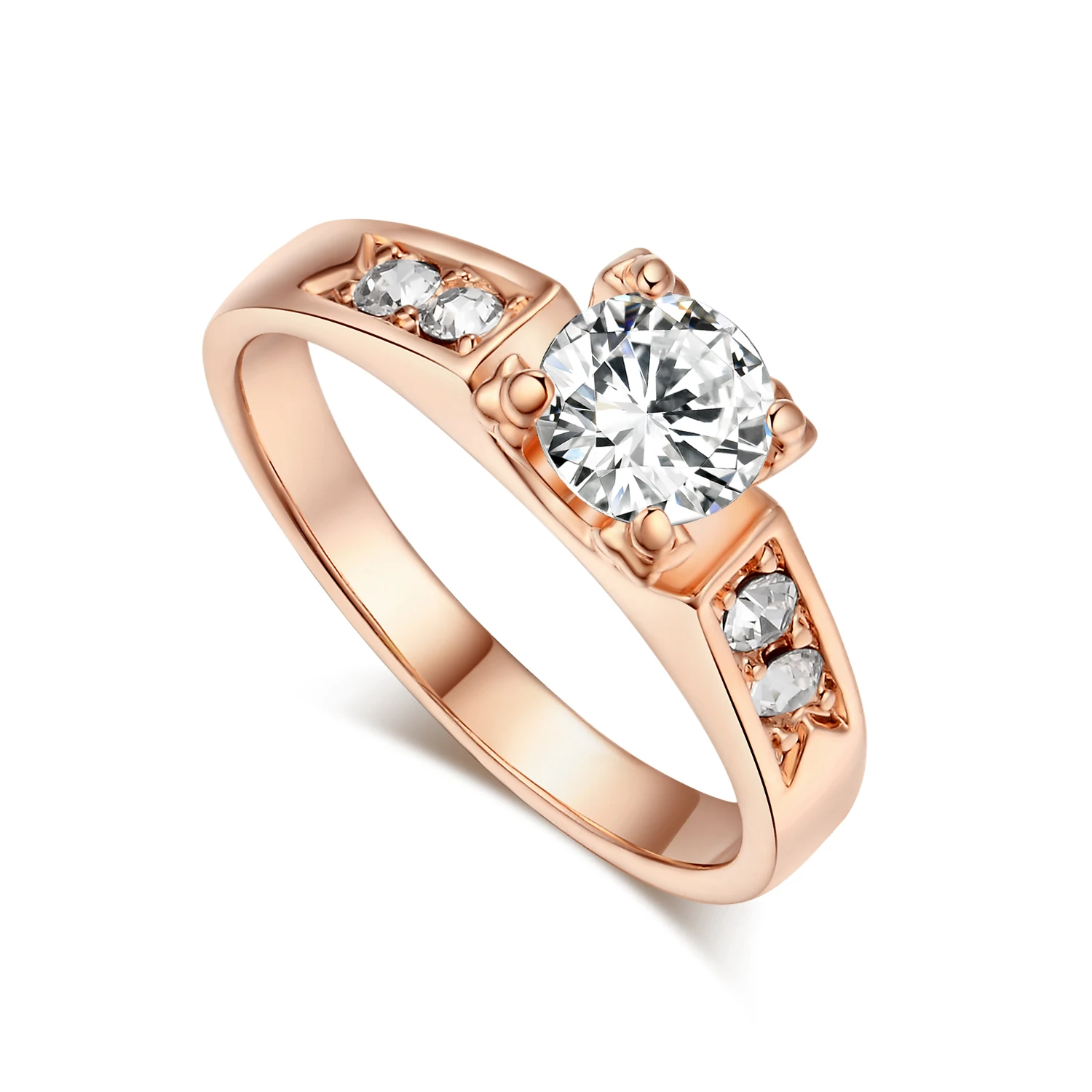Wedding Ring For Women Bride Shiny Zircon Engagement Anniversary Gifts For Couple Fashion Jewelry Kpop Accessories R051 crystal rings,engagement rings,zircon rings,fashion rings,wedding rings,couple rings,fashion ring,finger rings