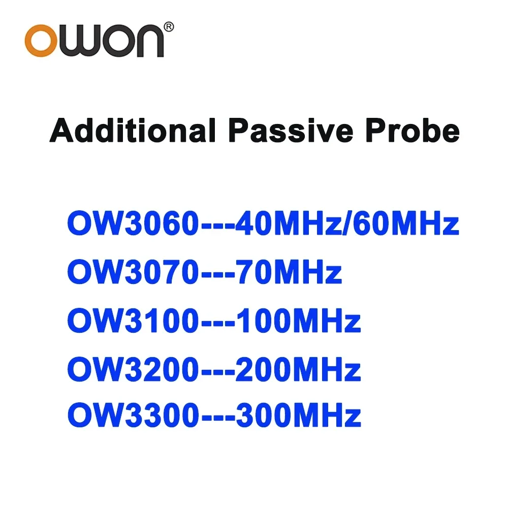 OW3200/OW3100/OW3070/OW3300 Digital Oscilloscope Probes 200Mhz 100Mhz 70Mhz Band