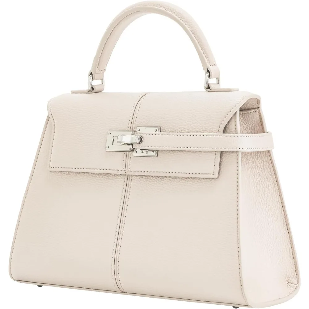حقيبة نسائية من JW PEI بمقبض علوي باللون الأبيض ال...
