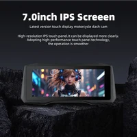 EKIY 7 inch Wireless CarPlay Moto Android Auto Portable Digital Motorcycle Dashboard GPS Navigation Display Screen Monitor TPMS - Image 5