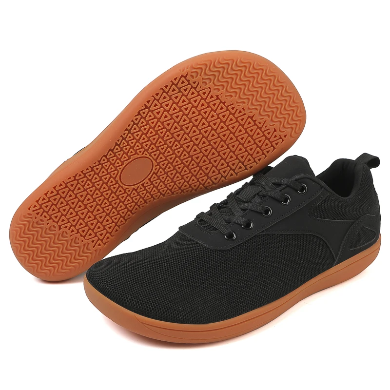 Man Barefoot Shoes Wide Toebox Sneaker Minimalist Women Cross-Trainer Wide Zero Drop Casual Knitting Walking Shoes Large Size barefoot shoes