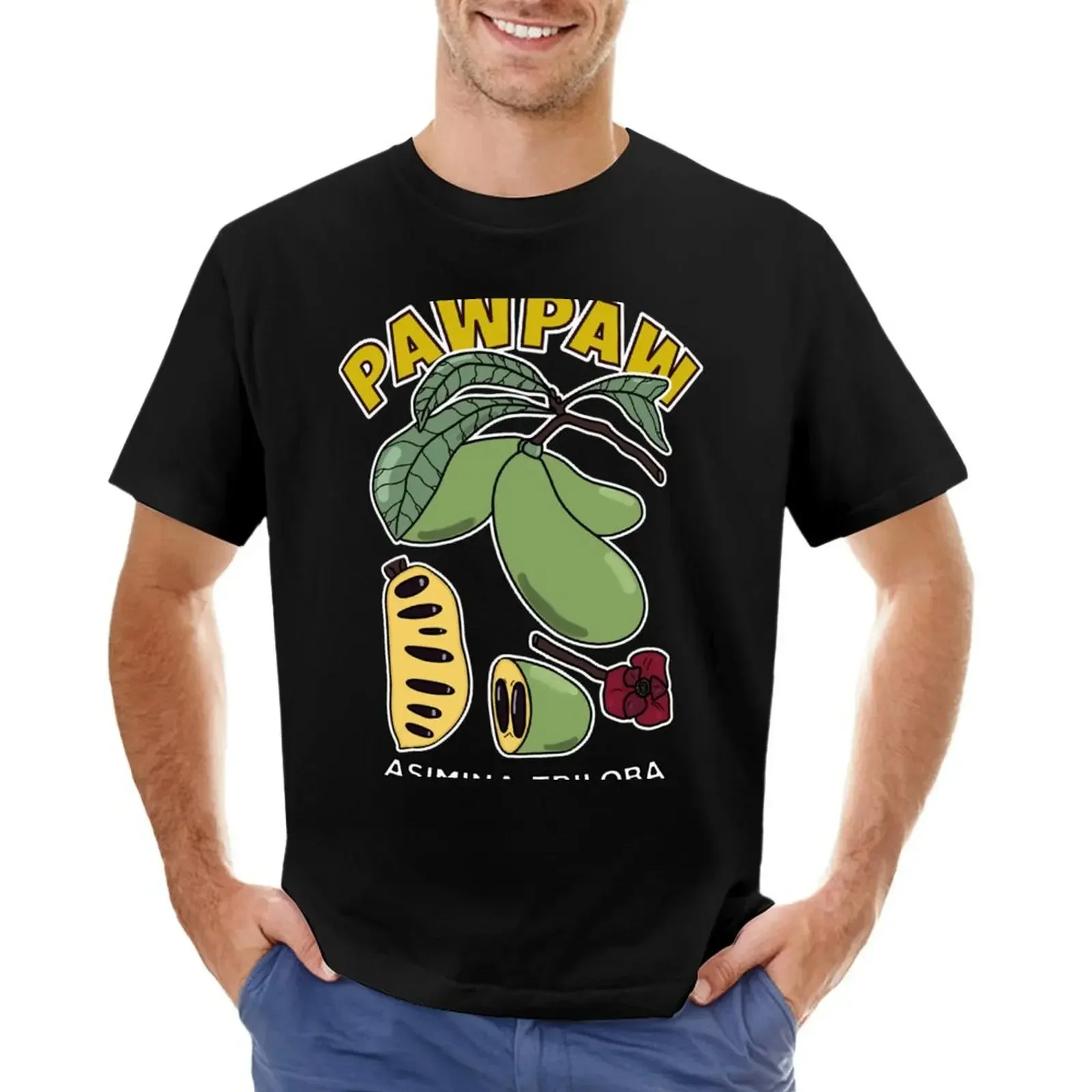 

Pawpaw Fruit Tree Asimina Triloba Classic T-shirt aesthetic clothes cute tops heavyweights mens big and tall t shirts