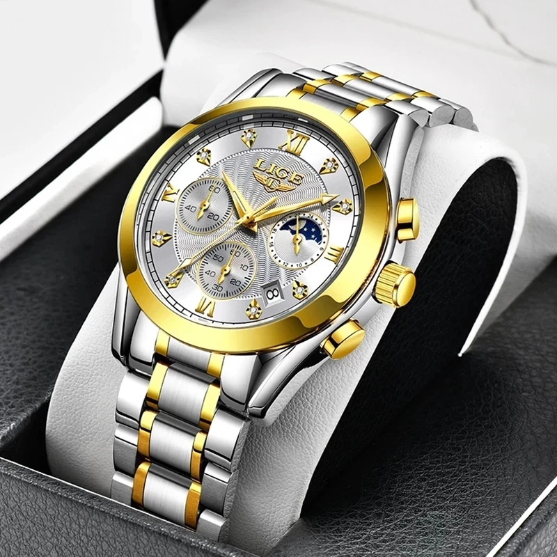 LIGE Fashion Luxury Quartz Women Watch Creative Steel Woman Bracelet Watches Female Waterproof Ladies Clock Relogio Feminino New