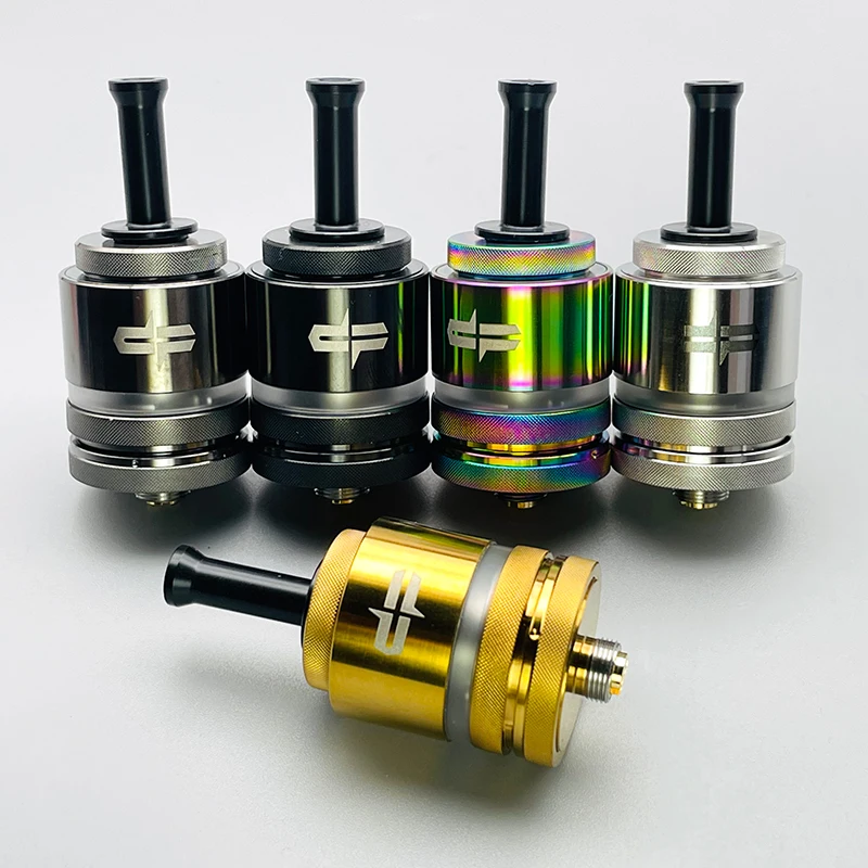Vape Sirene V4 MTL RTA 22mm 2mL Tank Zerstäuber 510 Treading Single Coil Mit 510 Mundstück Tropfspitze verdampfer