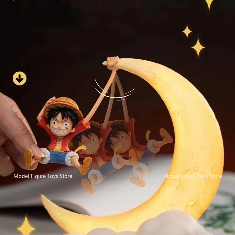 In Stock One Piece Original Luffy night lights Lamp Collection of Figures Birthday Studio Ornaments Decorations Trendy Gift Toys Sneakatelier