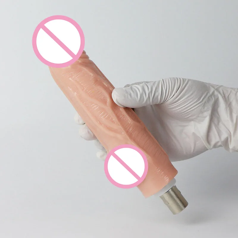 Realistic Silicone Vibration Dildos with 3XLR Connector for Sex Machine Attachment Sex Toys Big Penis for Women G Spot Stimulate sex toy