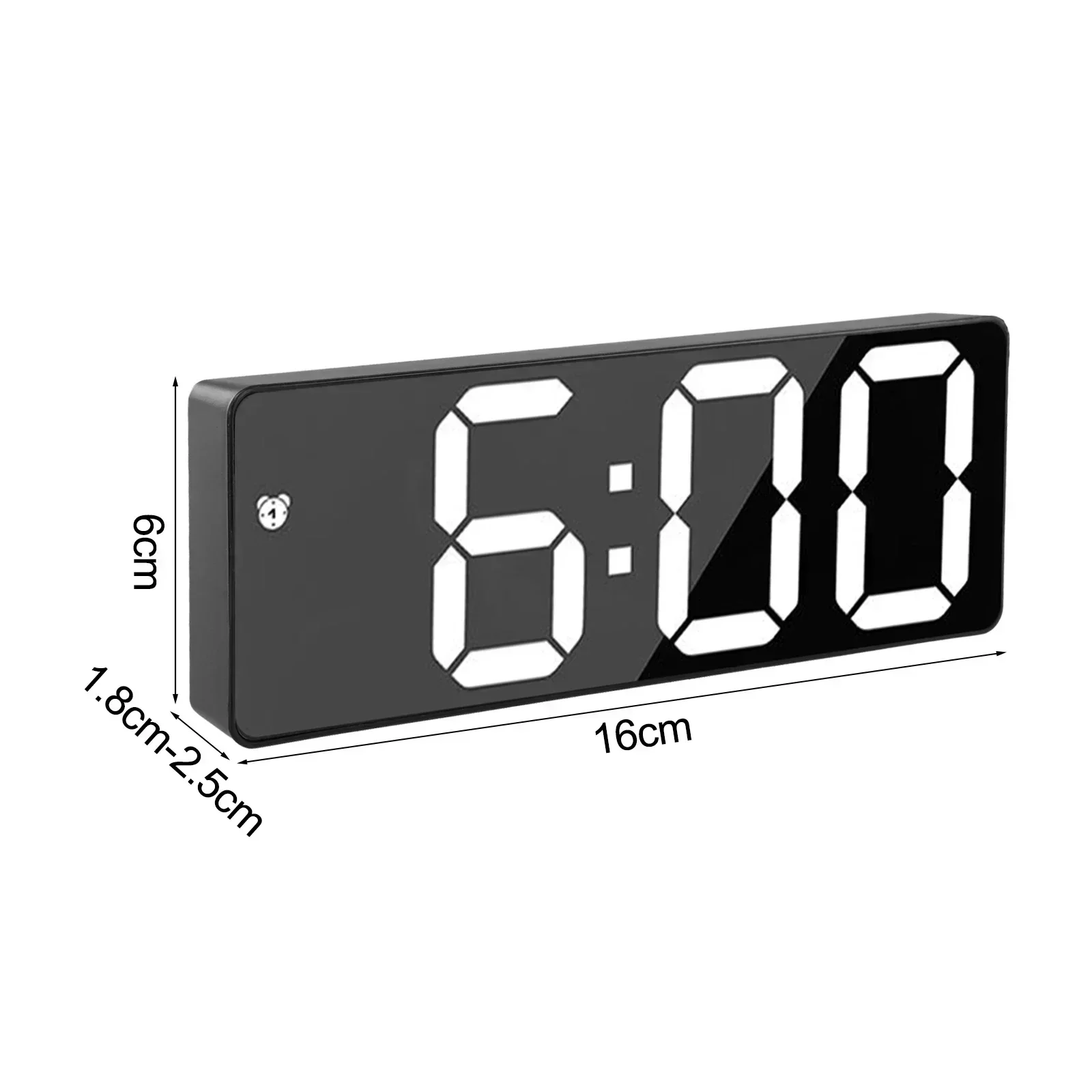 Smart Electronic Clock with Bright Display, Voice Control, and Multifunctional Features