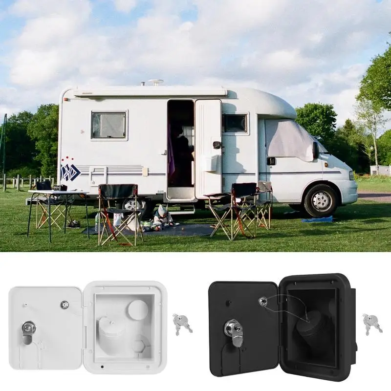 

Многофункциональная насадка на впускное отверстие, комбинированный водозаборник для домов на колесах, гравитационная квадратная, с замковыми кнопками