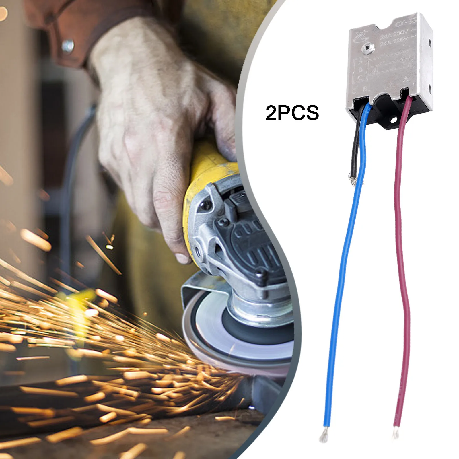 

230V To 16A/24A Soft Start Switch For Angle Grinder Cutting Machine Power Tools Not Easy To Break, Durable And Wear-Resistant