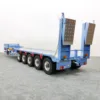 1/14 RC Painted Metal Flatbed Trailer 5 Axles with Electric Tailboard for Remote Control Tractor Truck Toy Car Model 3